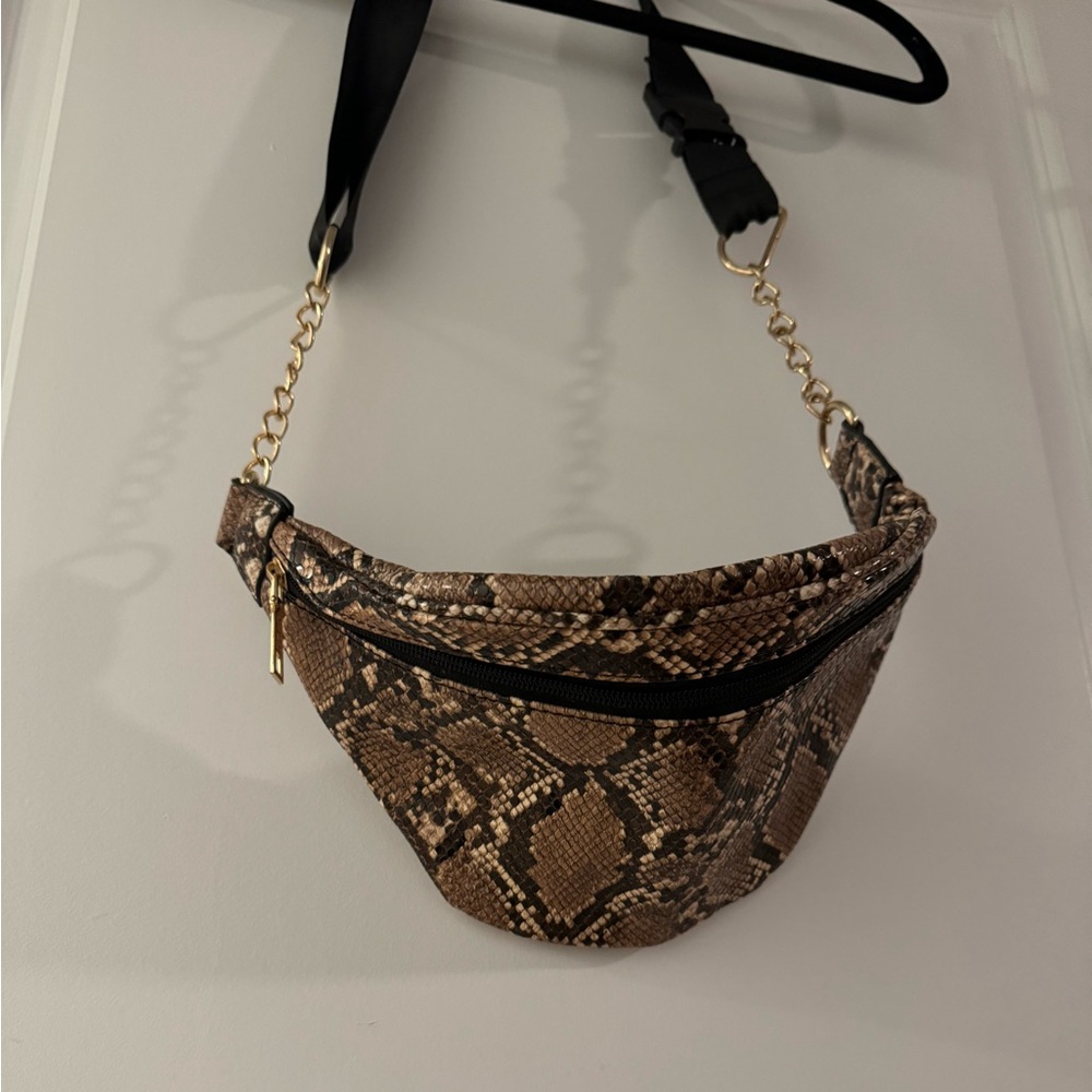 Snake Skin Pattern Fanny Pack